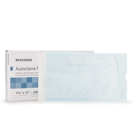 Mckesson Sterilization Pouch, 7 1/2 x 13 Inch, 1000PK 16-6425